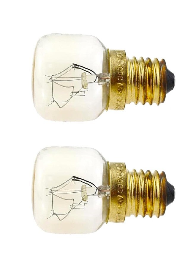 TAODAN 4PCS 25W T25 E14 Lamp Holder Oven Light Bulb Microwave Oven Light Bulb Home Appliance Light Bulb 360 Degree Beam Angle Suitable for Microwaves Ovens Sewing Machines - Image 2